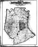 Jefferson County Map, Jefferson County 1876